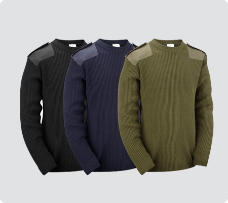 KD Hosiery Mills Military Pullover