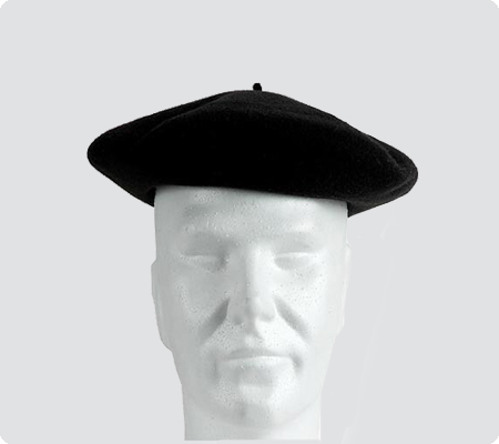 KD Hosiery Mills Basque Beret Cap